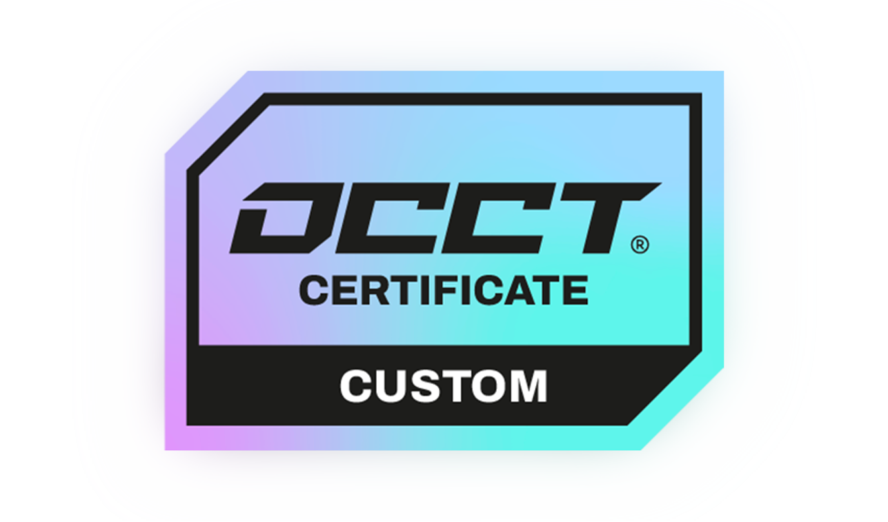 OCCT stability certificate example showing verified hardware validation